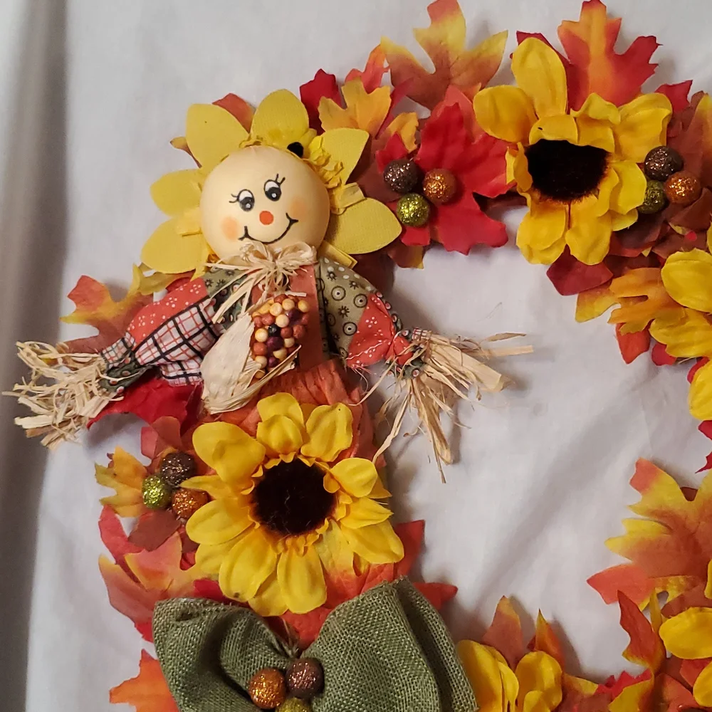 A beautiful FALL Wreath for your home.